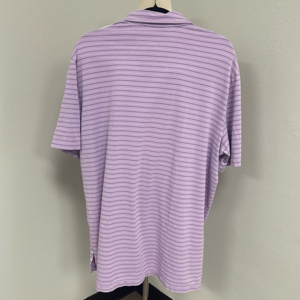 Polo golf Ralph Lauren stretch button up lavender men’s size XL - Picture 3 of 5
